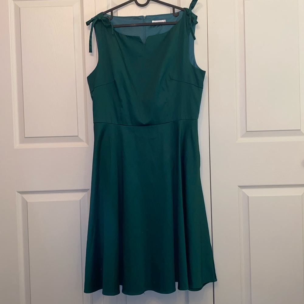 Size xl Elegant Green Sleeveless Dress